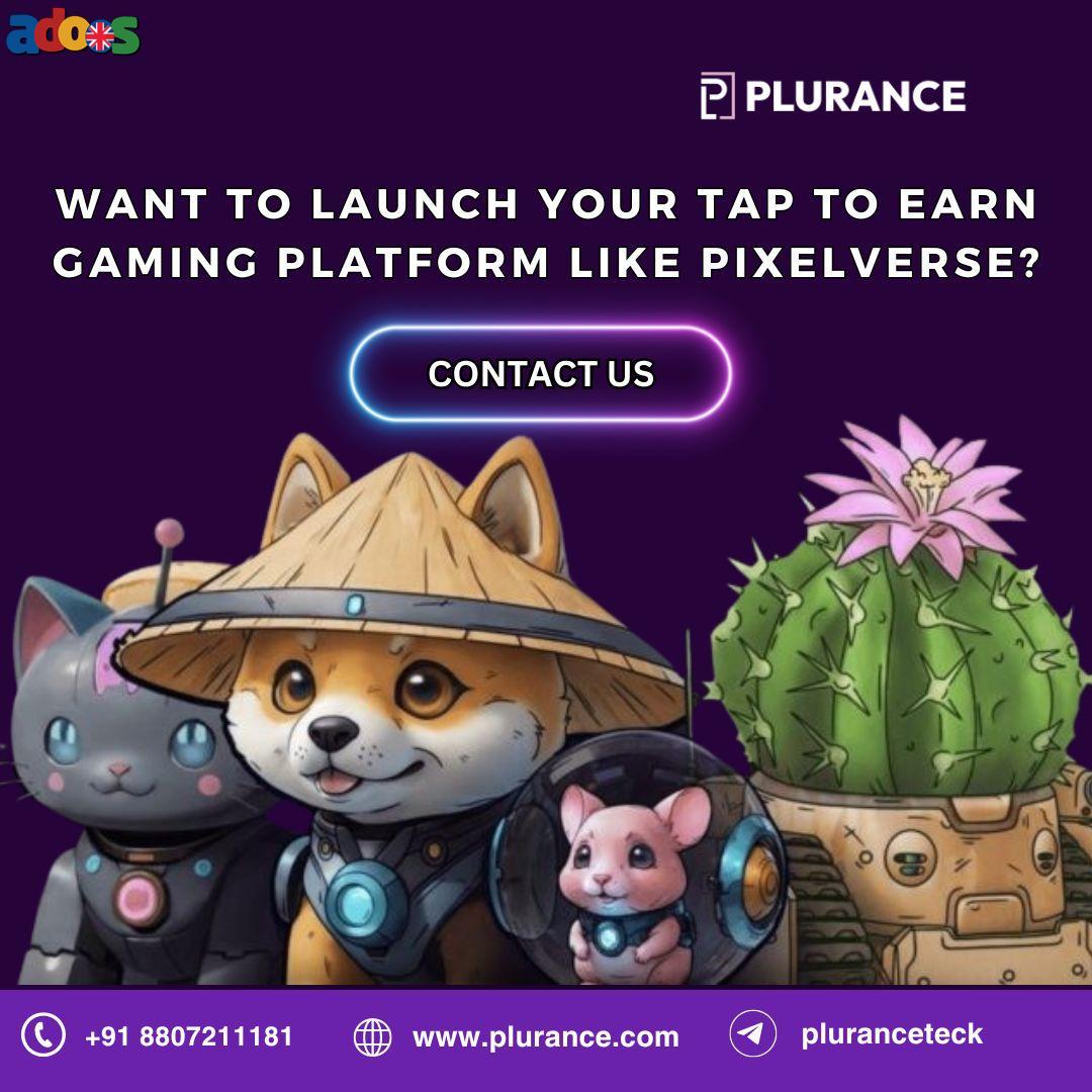 Pixelverse clone script for entering into tap to earn gaming industry ...