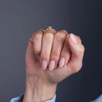 Bubble Setting 1ct Oval Diamond Ring | Handcrafted by Layla Diamonds.