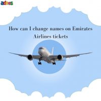 How can I change names on Emirates Airlines tickets?
