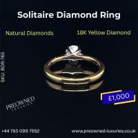Buy Certified Solitaire Diamond Ring in London at Great Value