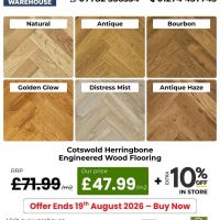 COTSWOLD HERRINGBONE ENGINEERED WOOD FLOORING