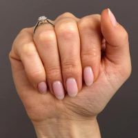 1ct Elongated Cushion Halo Lab Grown Diamond Engagement Rings.