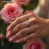 1.70ct Oval Hidden Halo Solitaire Lab Grown Diamond Engagement Rings
