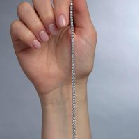 Elegant 5ct Lab Grown Diamond Tennis Bracelet – Luxury Redefined by La