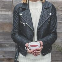 Authentic Lambskin Leather Moto Jacket