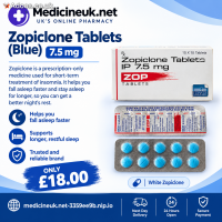 Enhance SleepAid with Zopiclone Tablets Blue: Fast Delivery Across  UK