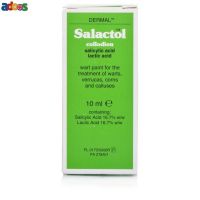 Dermal Salactol Collodion Salicylic Acid Lactic Acid Wart Pain 10ML