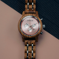 Harbor Island - Chronograph Wood Watch