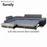 Anton Sofa Bed With Adjustable Headrests & Massive Storage