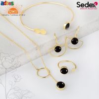 Stunning Black Agate Jewelry Set for Sale