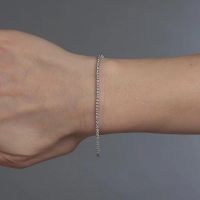 Experience the brilliance of lab grown 2ct Diamond Tennis Bracelet