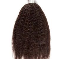 100% Natural Brazilian “Kinky Straight” Human Hair wigs