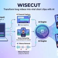 Wisecut: Turn Long Videos into Short Clips with AI.