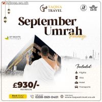 September 2025 Umrah Packages from the UK