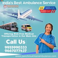 Get Patient Transfer by Panchmukhi Air Ambulance Services in Raipur