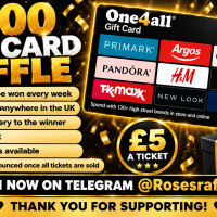 Roses £100 Gift Card Raffle
