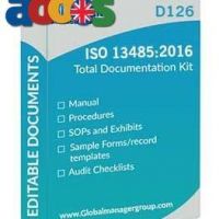ISO 13485 2016 Documents with Manual, Procedure, Audit Checklist 