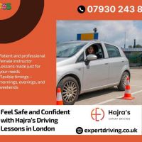 Feel Safe and Confident with Hajra’s Driving Lessons in London