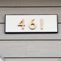 Installation of Stainless Door Numbers in the UK