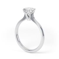  shoulder set engagement ring