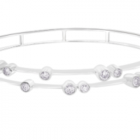 BUBBLE STYLE DIAMOND BANGLE | Marlows Diamond 