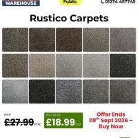 Rustico Carpets from £18.99/m² – Limited Time Offer