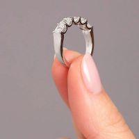 Top Quality 2ct Asscher Cut Diamond Ring in London