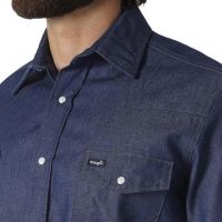 Wrangler Mens Performance Snap Long Sleeve Shirt