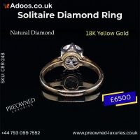 Buy Elegant Preowned Solitaire Diamond Ring in London – Best Price