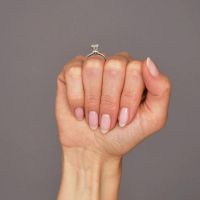 1ct Elongated Cushion Diamond Knot Ring