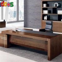 What are the integrated features of a modular office workstation?