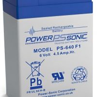 Shop Powersonic PS-640 Rechargeable Sealed Lead Acid Battery | EnrgTec