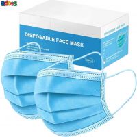 Soft Blue Face Mask Mouth & Nose Protector for sale