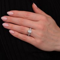 Radiant Cut Engagement Rings | 2ct U Prong Craft by Layla Diamonds