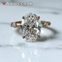  A Modern Classic Oval Diamond Engagement Ring by Layla Diamond