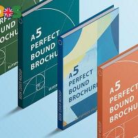 Cheap A5 Perfect Bound Brochure|printing service in London