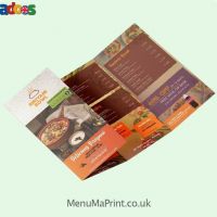 B4 Takeaway Menu Printing Services UK | MenuMa Print