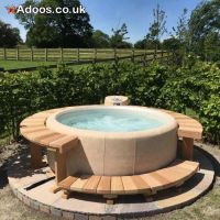 Shop Elegant Cedar Surrounds for Your Relaxing Spa