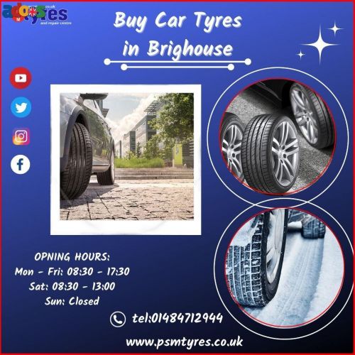 Buy the best Car Tyres in Brighouse