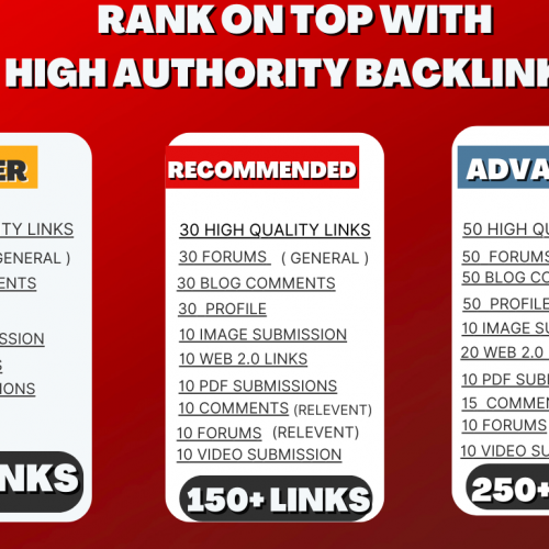 I will complete monthly off page SEO service with high quality links