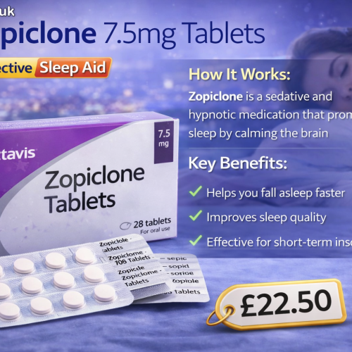 Unlock Restful Nights with Actavis Zopiclone 7.5mg Tablets £22.50