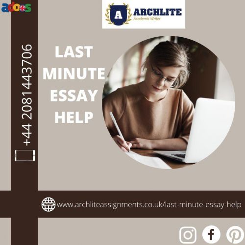 Last Minute Essay Help by Archlite Academic Writer