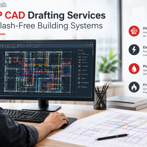 MEP CAD Drafting Services for Clash-Free Building Systems